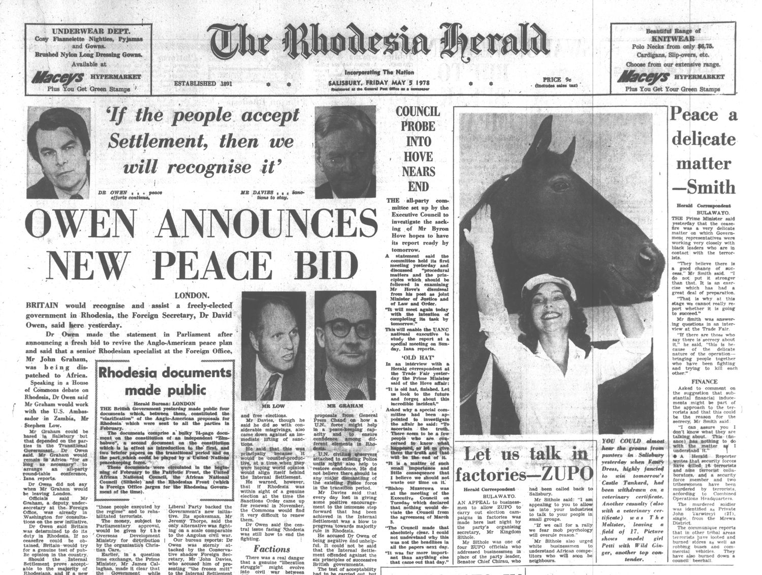 Rhodesia Herald - 5 May 1978
