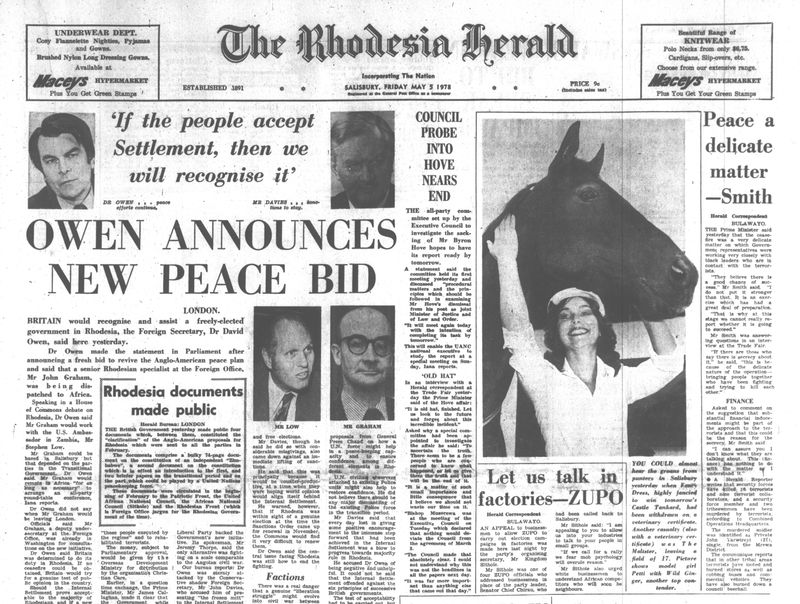 Rhodesia Herald - 5 May 1978