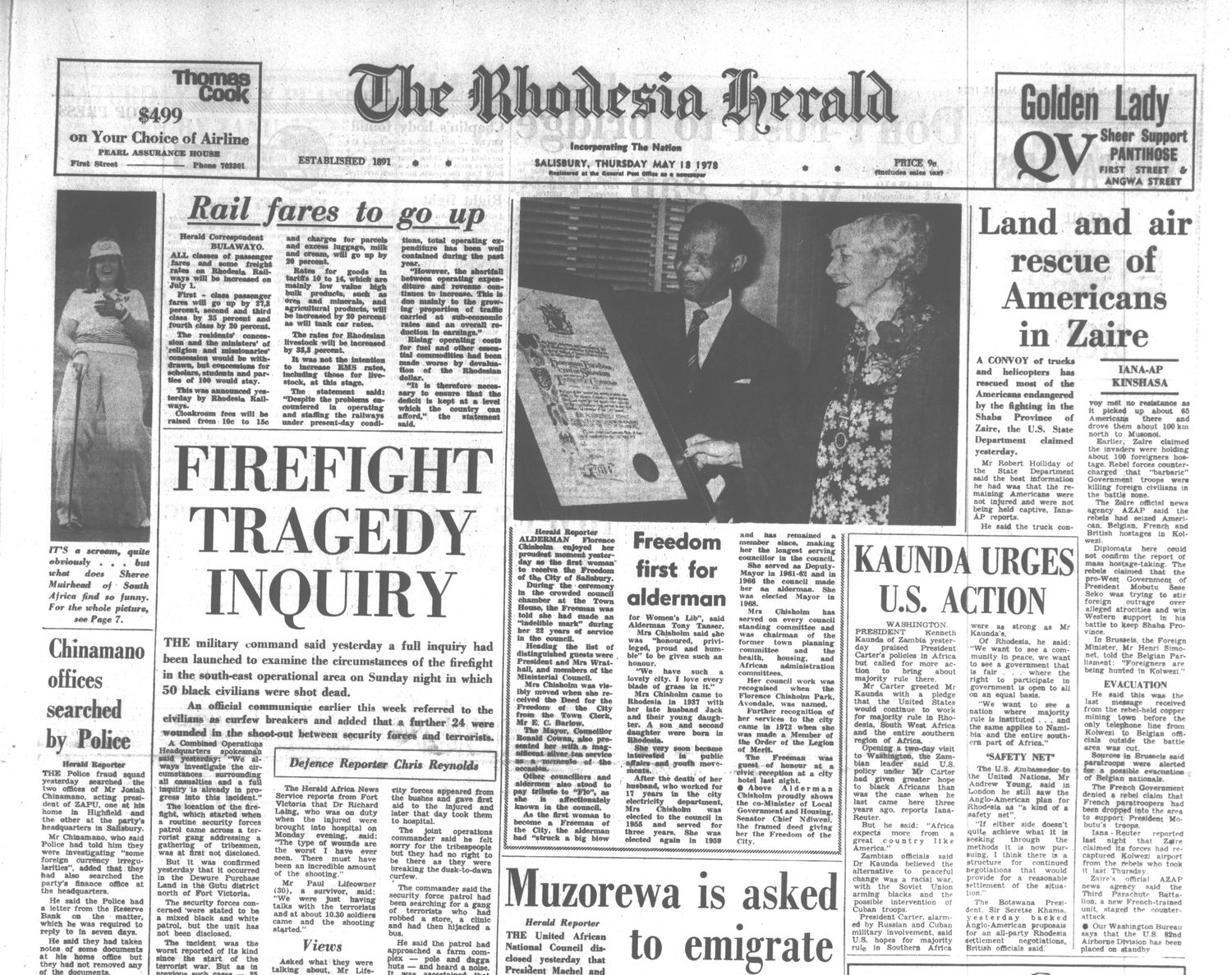 Rhodesia Herald - 18 May 1978