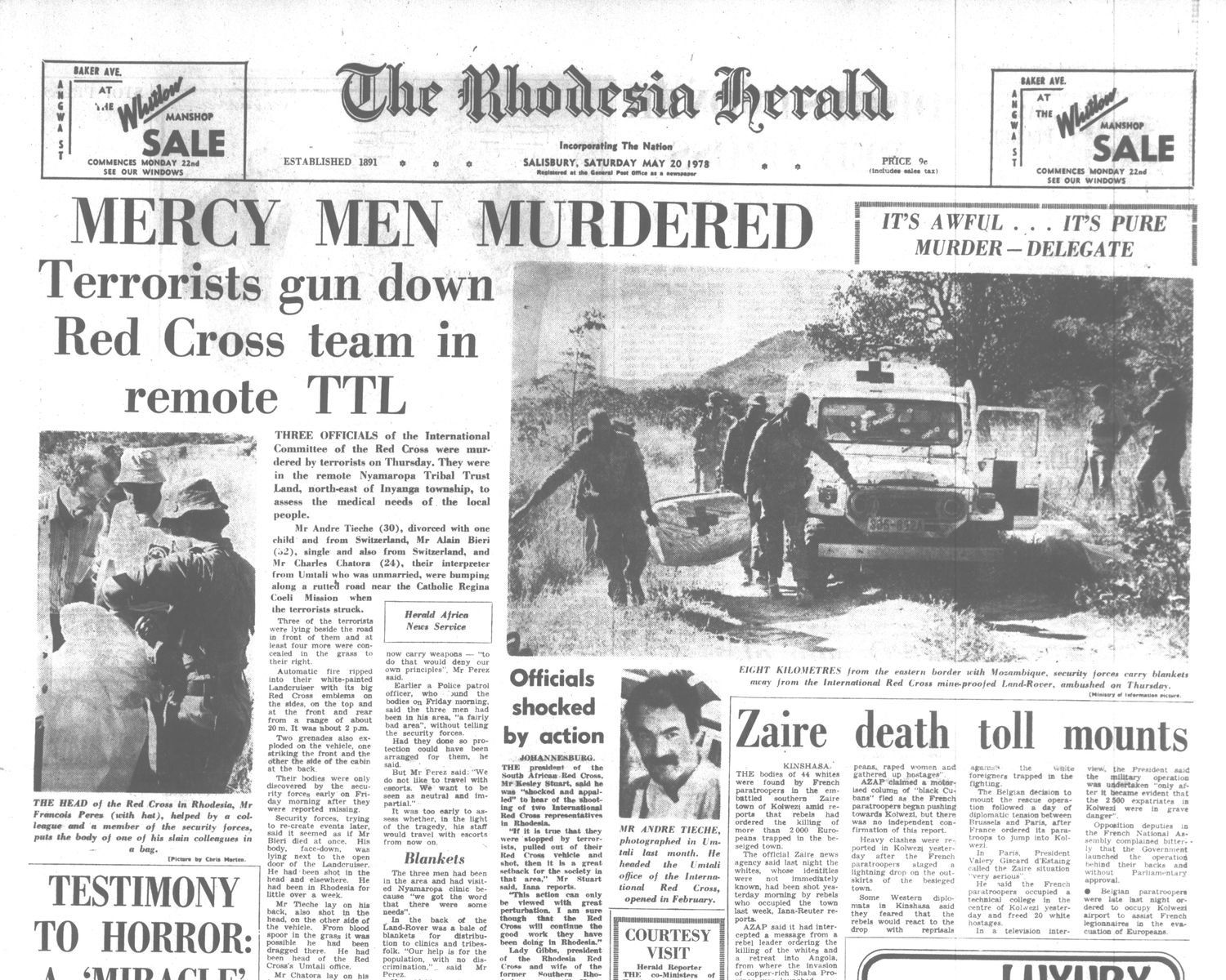 Rhodesia Herald - 20 May 1978