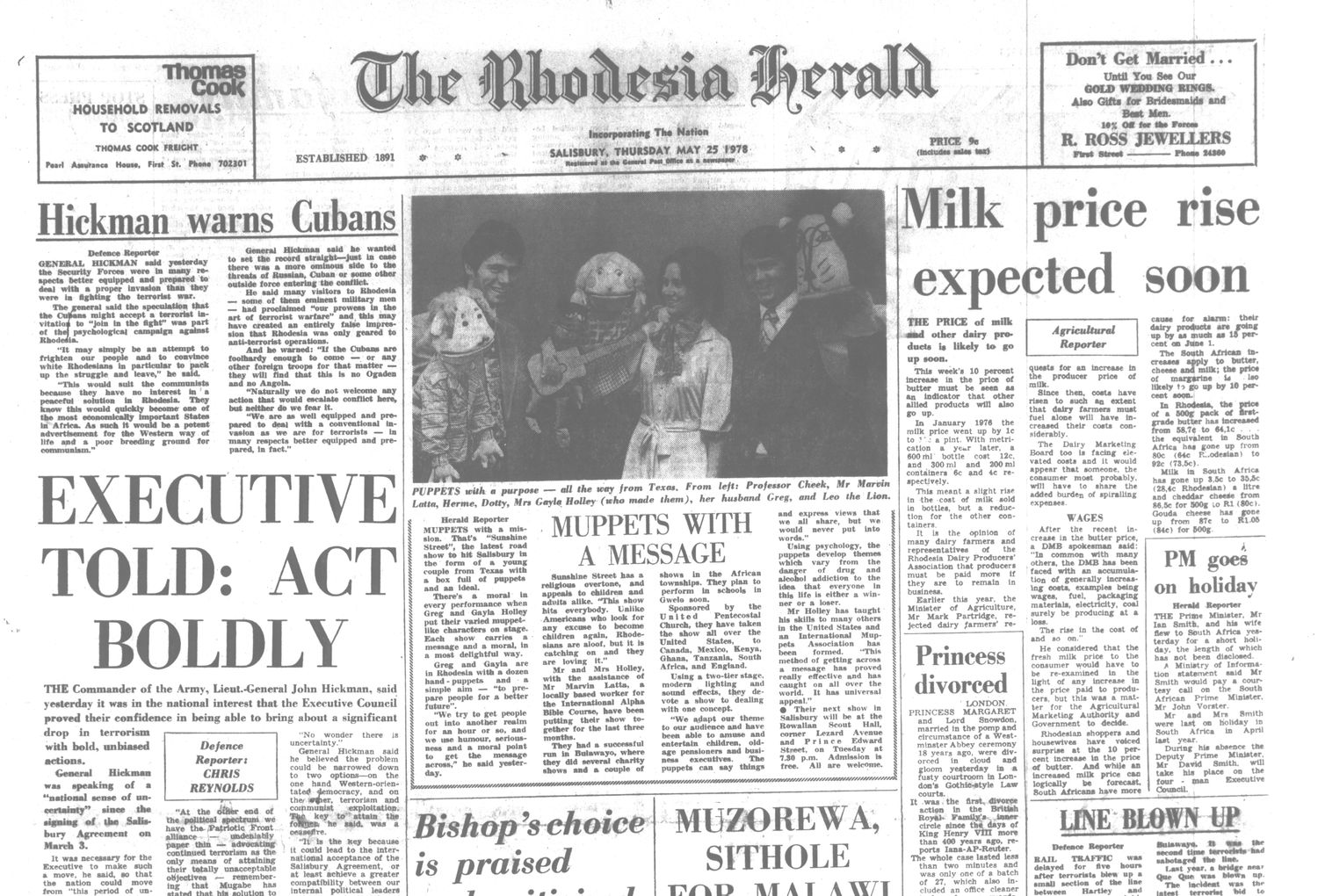 Rhodesia Herald - 25 May 1978