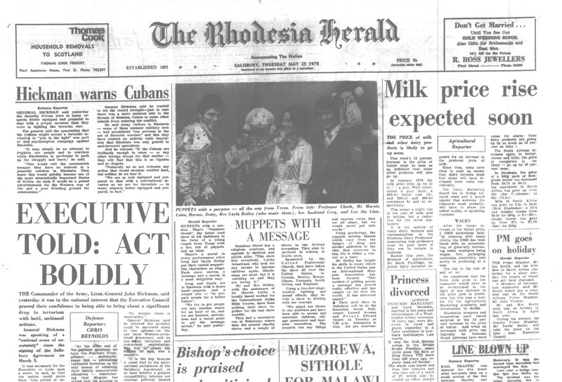 Rhodesia Herald - 25 May 1978