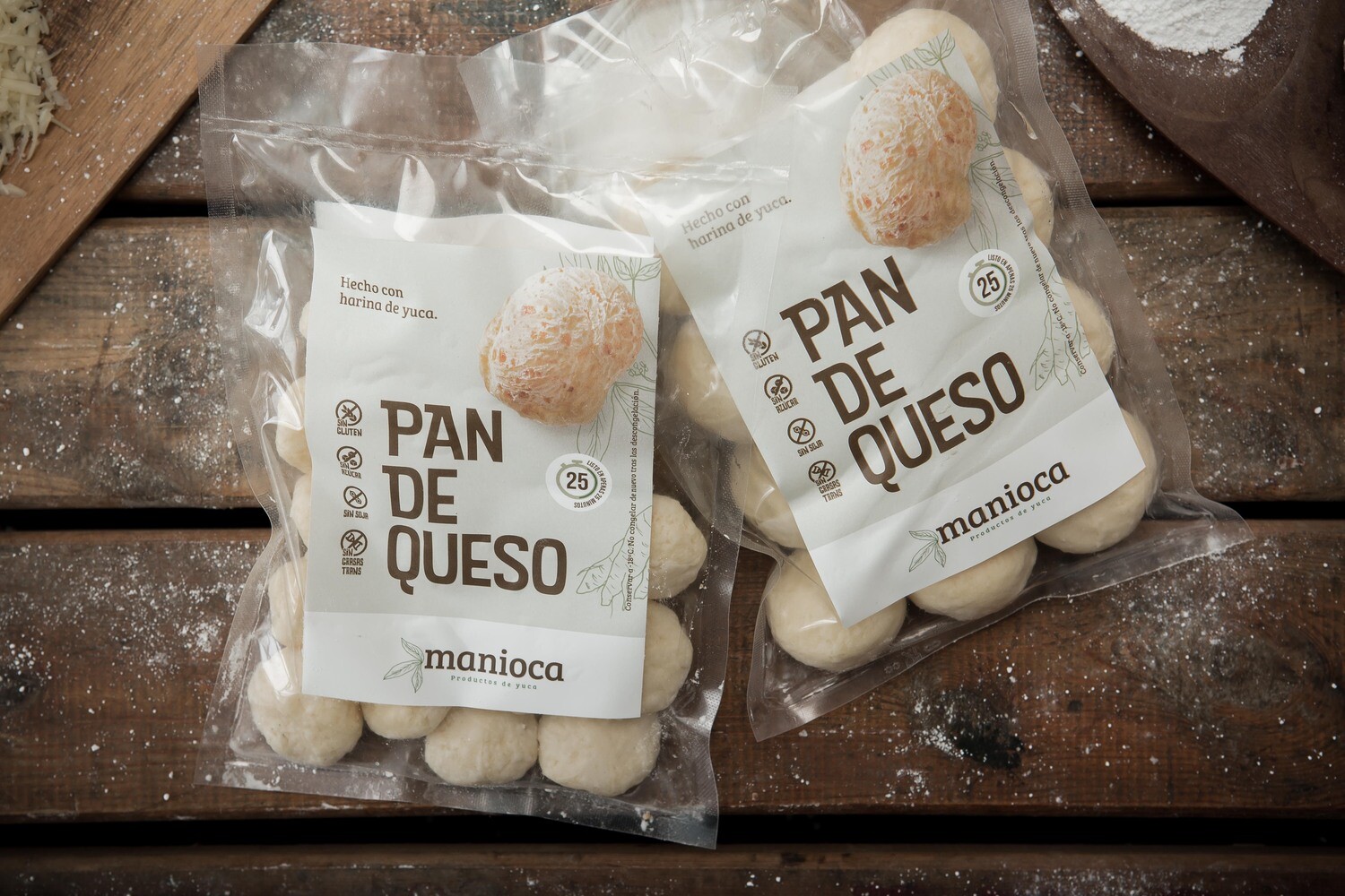 Pan de queso Congelado (25 Unidades)