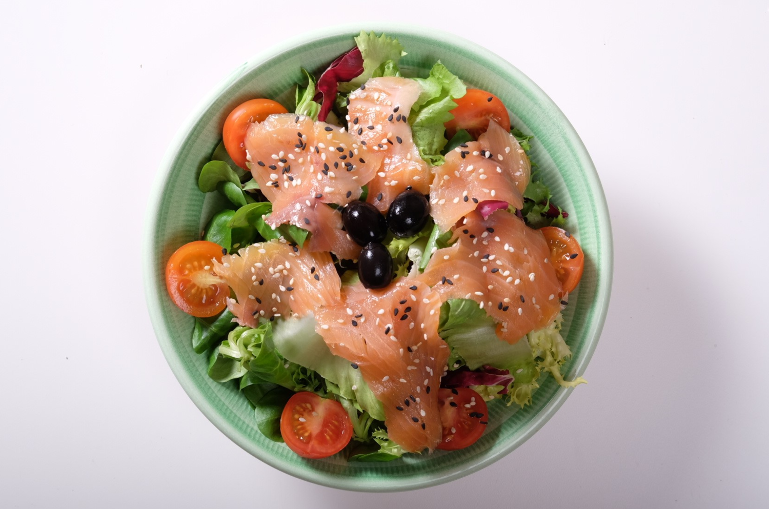 Amanida de Salmó Gravlax