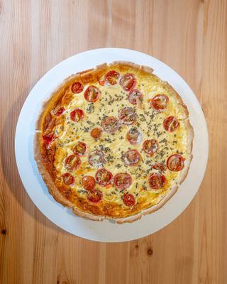 Quiche de Tomate con queso