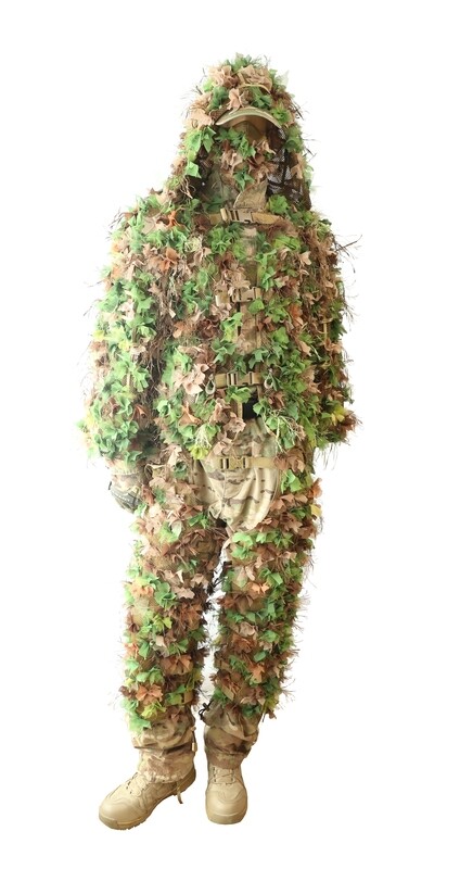 Ambusher Customized Full Set Coyote Brown Base (Suit + Chaps + Mask)