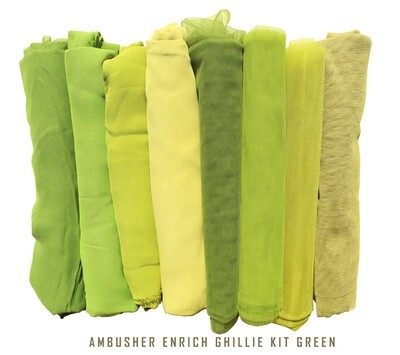 アンブッシャーエンリッチキット(緑豊かな色を再現) Ambusher Enrich Ghillie Kit (Green)