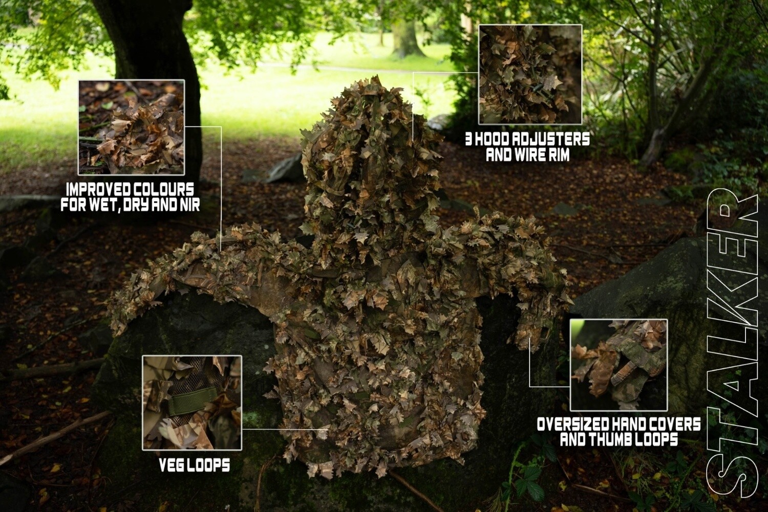 ストーカー ブラウン オーク リーフ スーツ（日本全国送料無料）