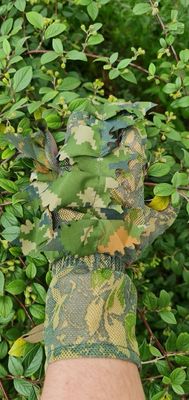 Stalker Green 3D Leaf Suit Gloves - S