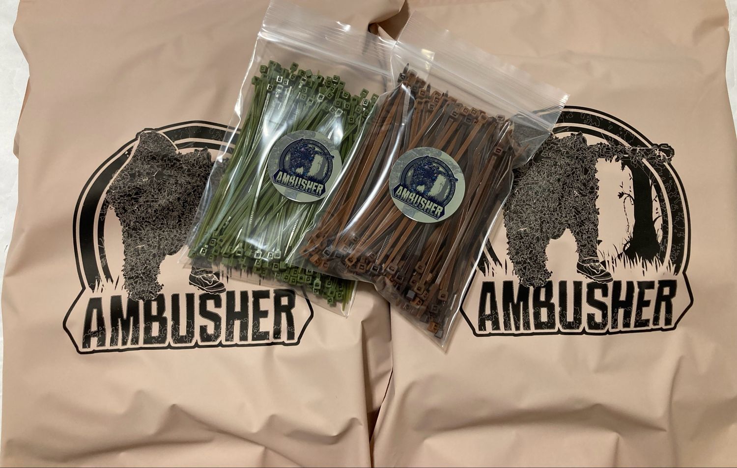 AMBUSHER イージーギリーセット ブラウン100・グリーン100