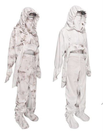 MIM-Tech Reversible Camo Suit Winter Gray サイズS/M