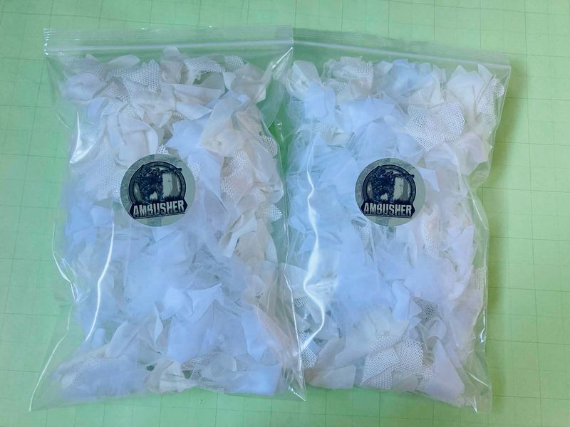Ambusher Easy Ghillie White Winter Kit