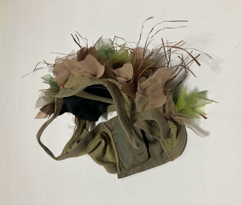 Ambusher Ghillie Pre-crafted Face Mask Size S-M