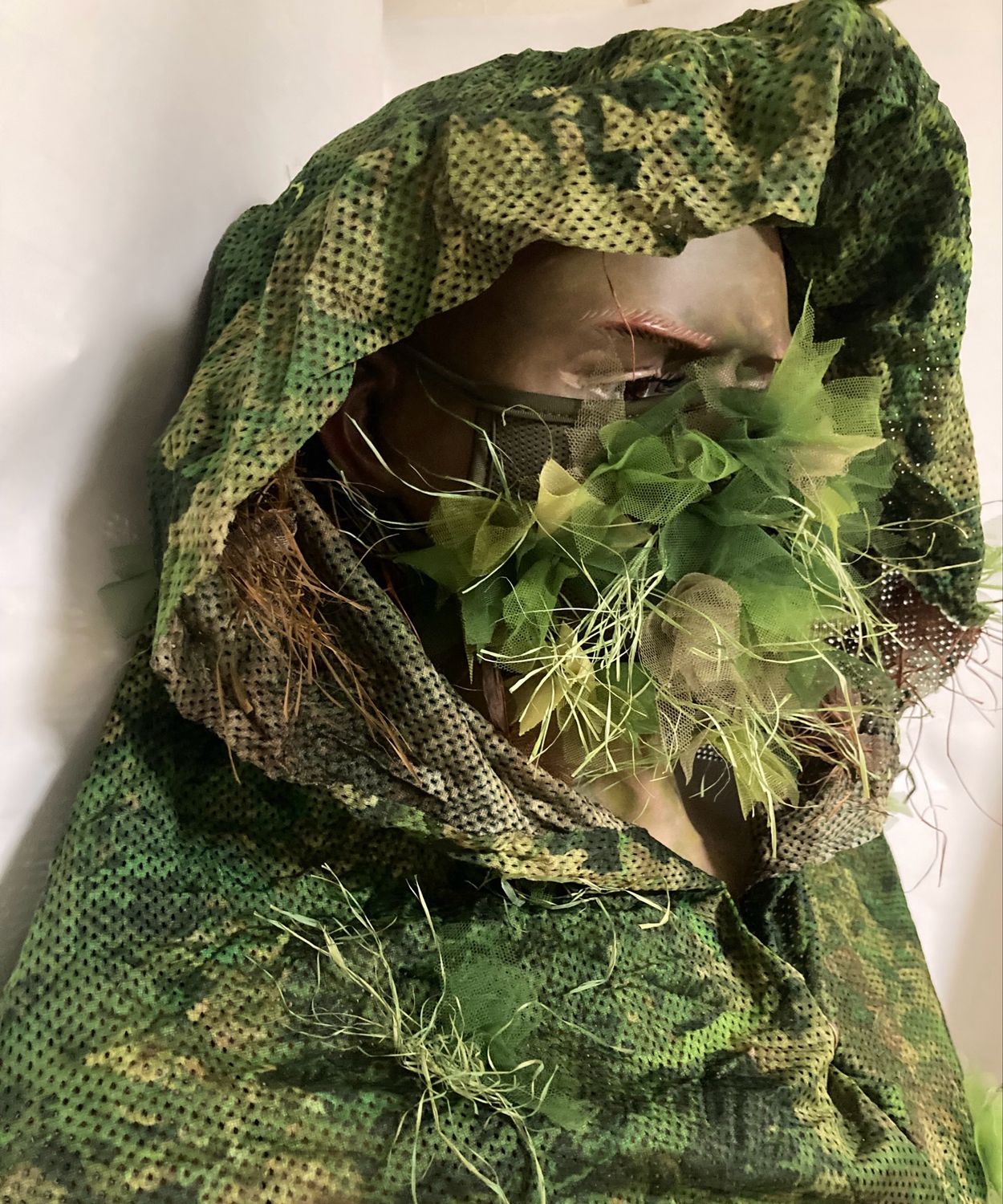 Ambusher Pre-crafted Face Mask (Green) Size-L