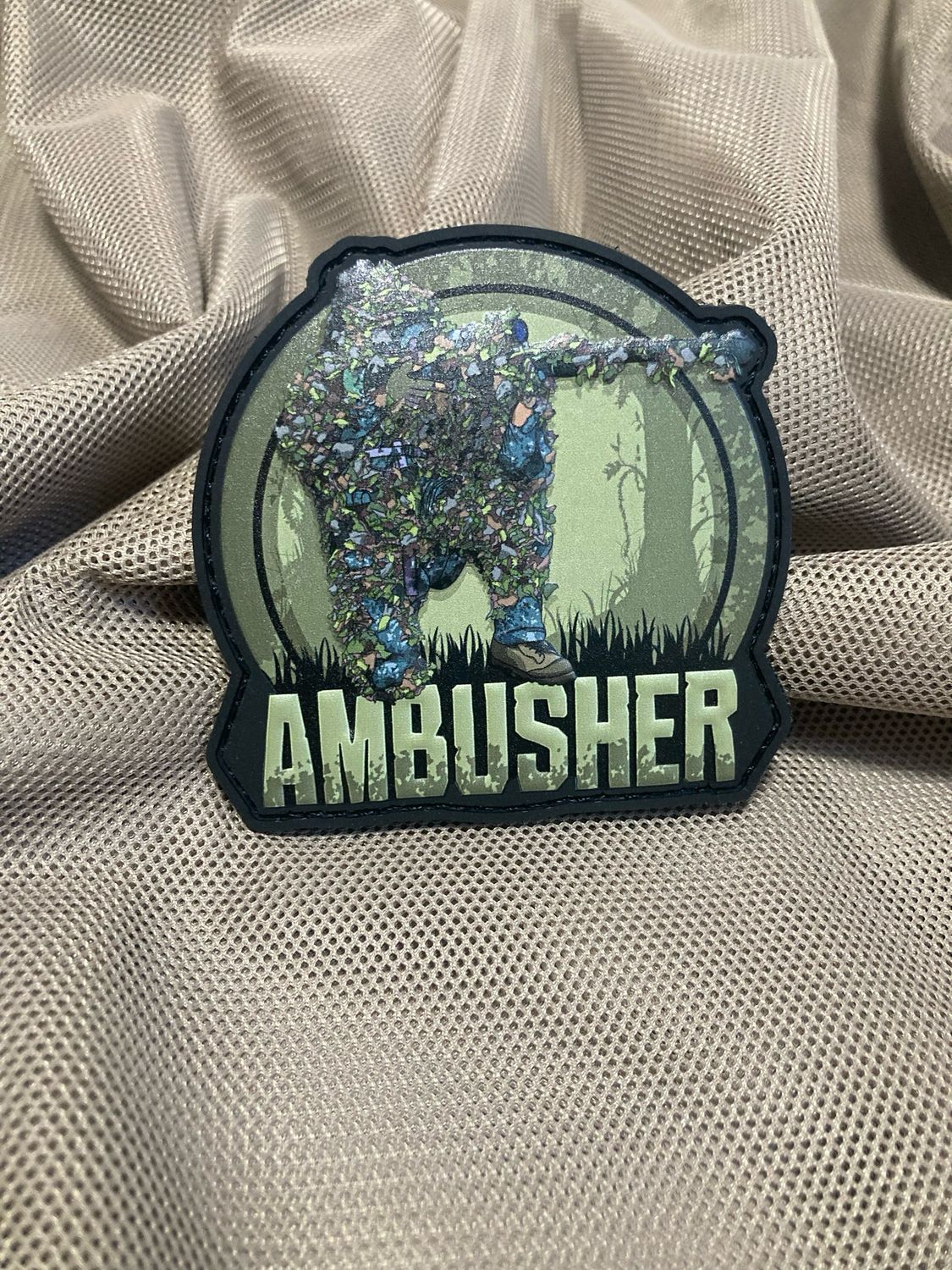 Ambusher 2D+3DベルクロPVCパッチ
