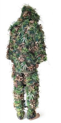 Ambusher カスタムギリー上下＋マスク ３点セット