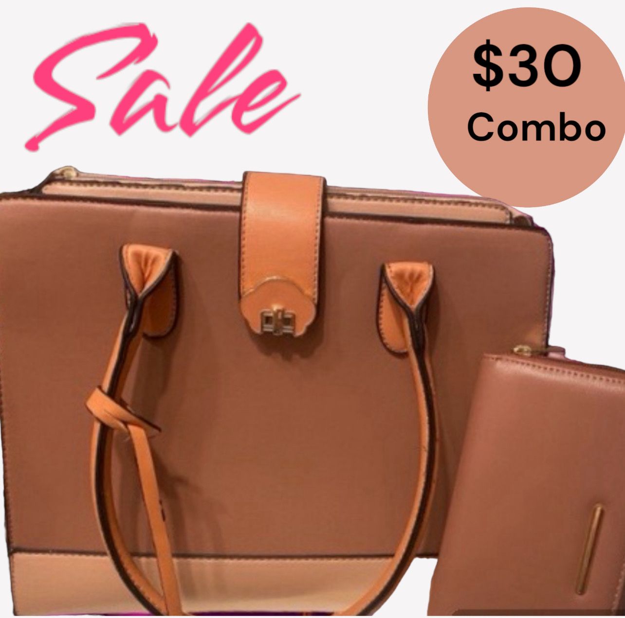 Combo Bolso y Wallets