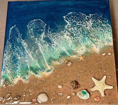 Forever with You ~Custom Cremation Ocean Art