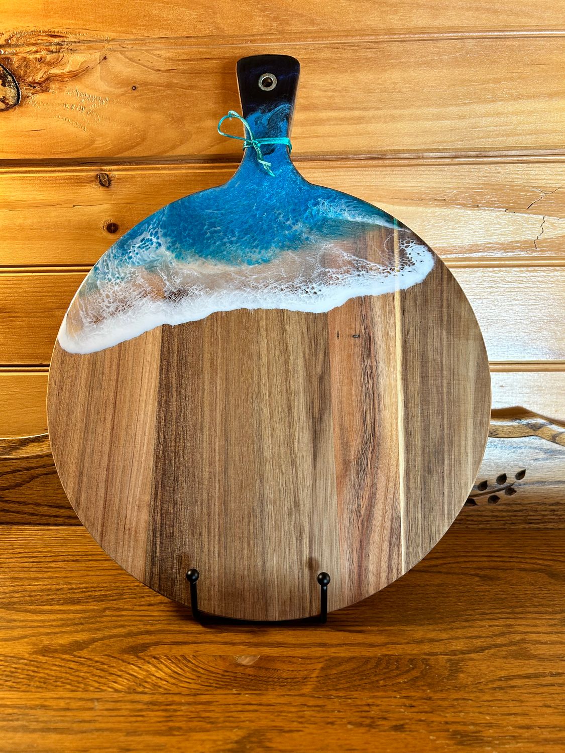 Ocean Wave Round Characuterie Board