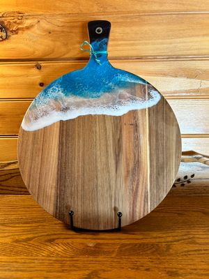 Ocean Wave Round Characuterie Board