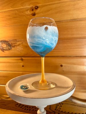 Ocean Wave Stemware - Made to Order