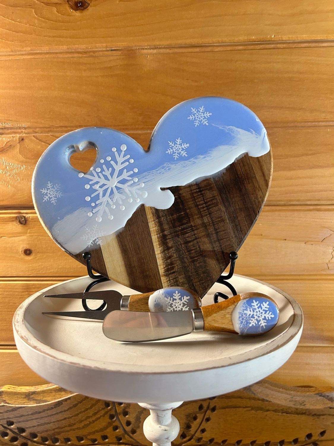 I ❤️ Snow Cheese Board Set