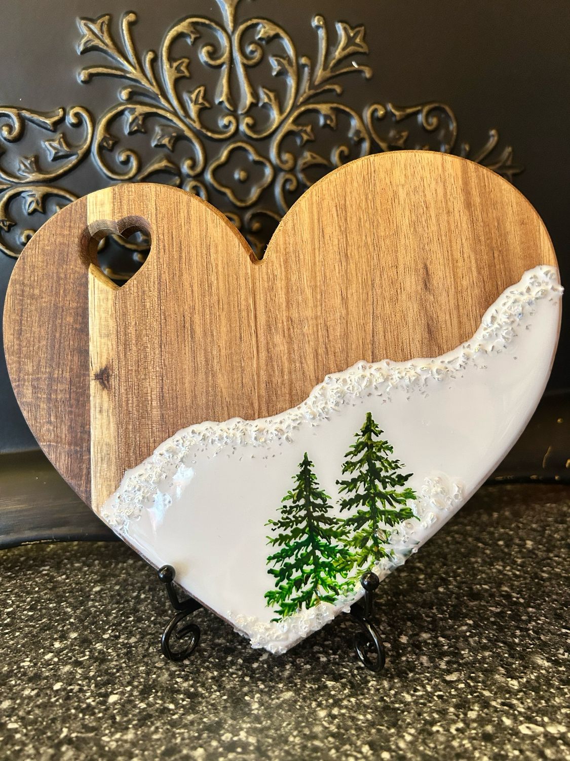 Winter Pine Char-Cutie Board