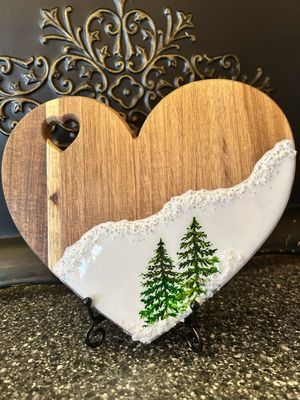 Winter Pine Char-Cutie Board