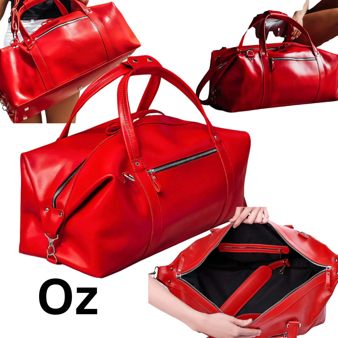 Oz-M 📸 Leather Gym Bag