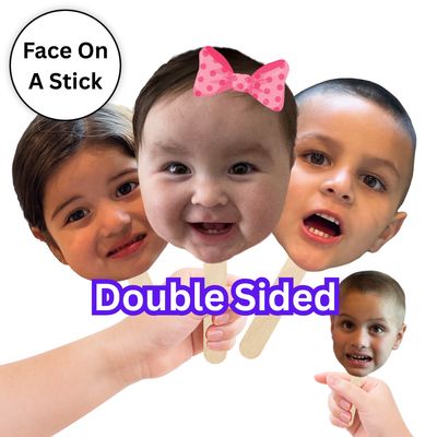 Face on A Stick Big Head Cutouts