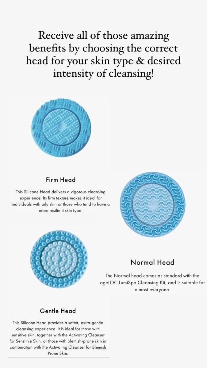 Lumispa Treatment heads