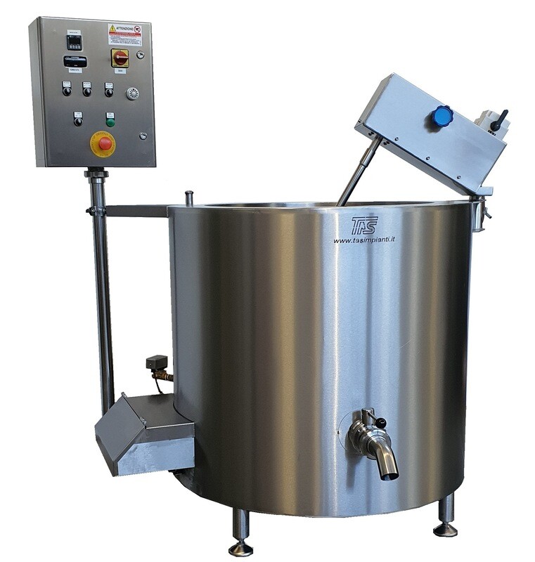 Coagulation and pasteurization vat - Our model "Ascolat"