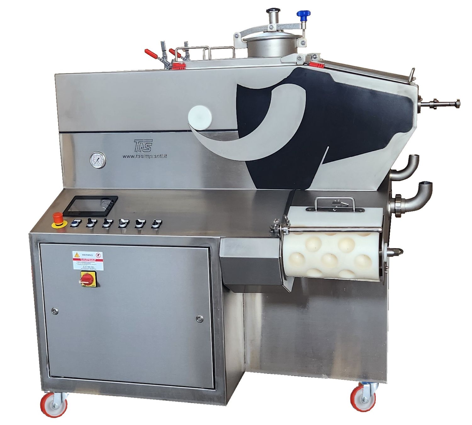 Monoblocco automatico per la produzione di mozzarella - Ns. modello: "Bumova 20"