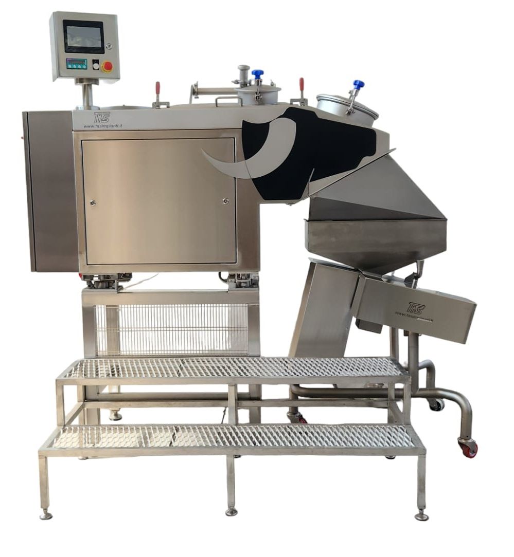 Monoblocco automatizzato per la produzione di mozzarella - Ns. modello "Bumova 80"
