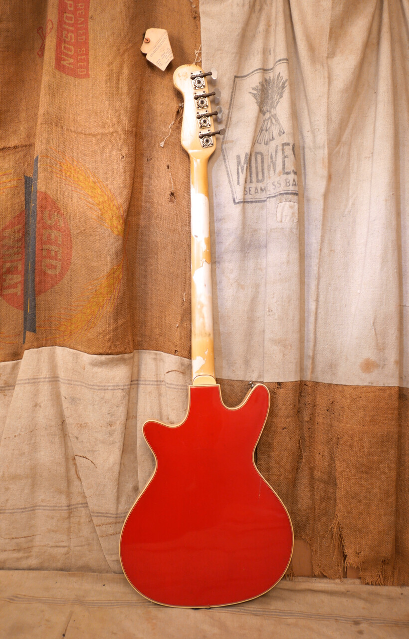 1960s Marma-Dallas Bass Red and White Pearl