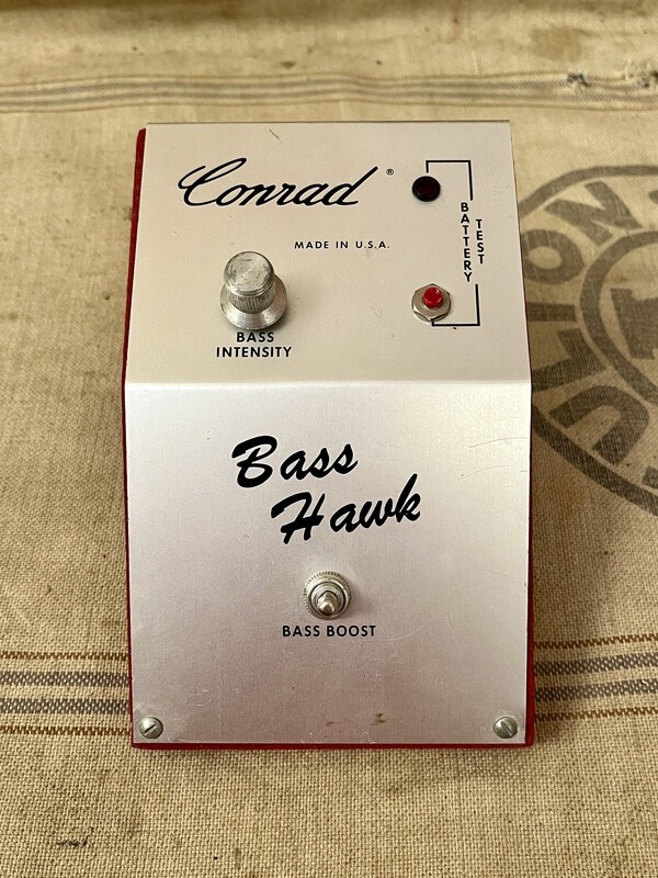 1960's Conrad Bass Hawk Bass Boost Pedal