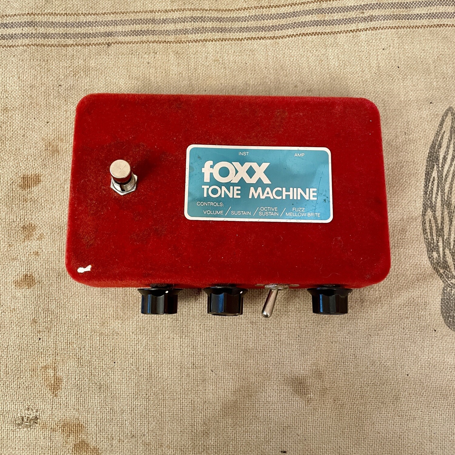 1970's Foxx Tone Machine - Red Fur