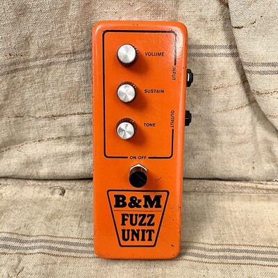 1970's Colorsound B&M Fuzz Unit Orange