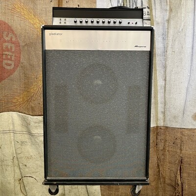 Ampeg Gladiator Solid State Guitar or Bass Amplifier 1970's LOCAL PICKUP ONLY