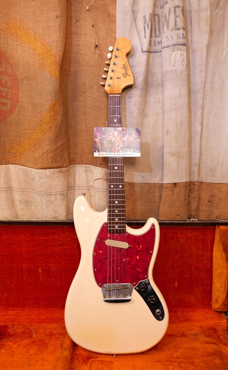 1966 Fender Musicmaster II Olympic White