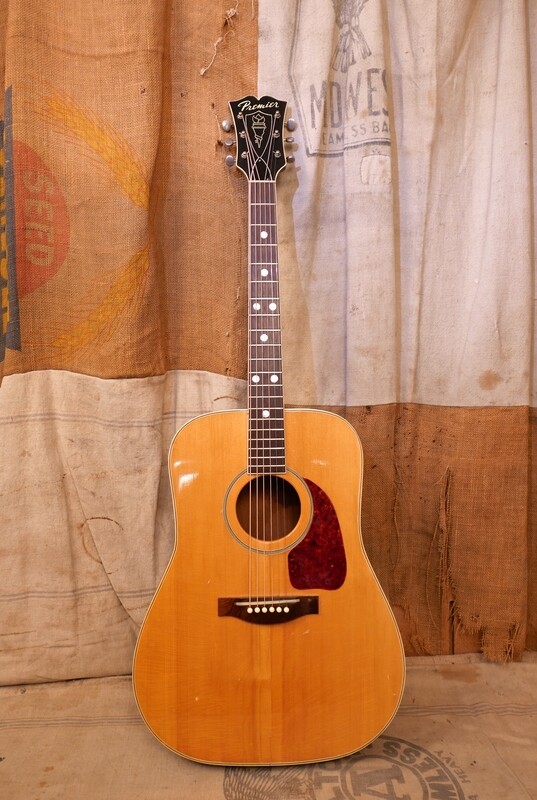 1960&#39;s Premier A-300 Dreadnought Acoustic Natural