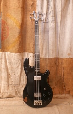Kramer 450B Bass Guitar Black Refin