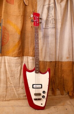 1966 Hallmark Sweptwing Bass Red