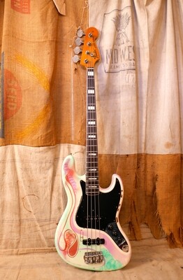 1974 Fender Jazz Bass White/Airbrushed