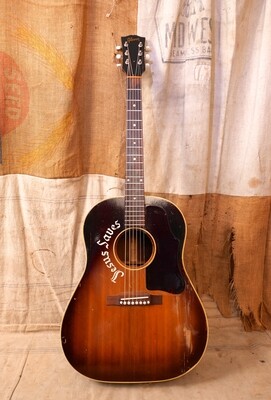 1956 Gibson J-45 Sunburst 'Jesus Saves' (c)