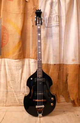 1970's Honey SEB-30 Violin Bass Guitar Black