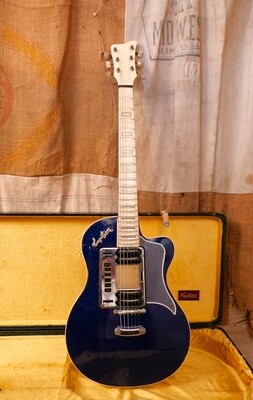 1959 Hagstrom P-46/Deluxe 90 Blue Sparkle