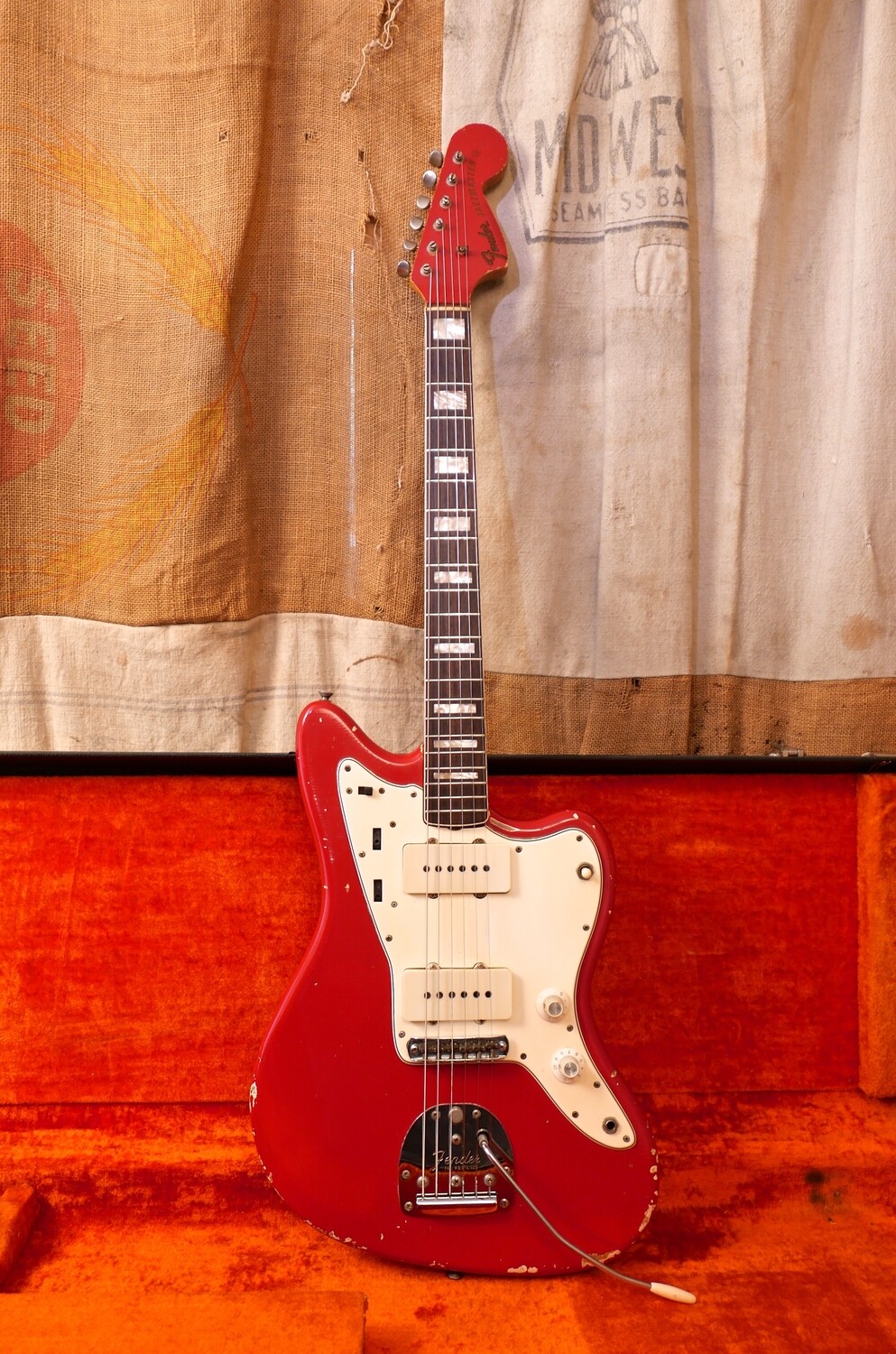 1966 Fender Jazzmaster Dakota Red w/ Matching Headstock