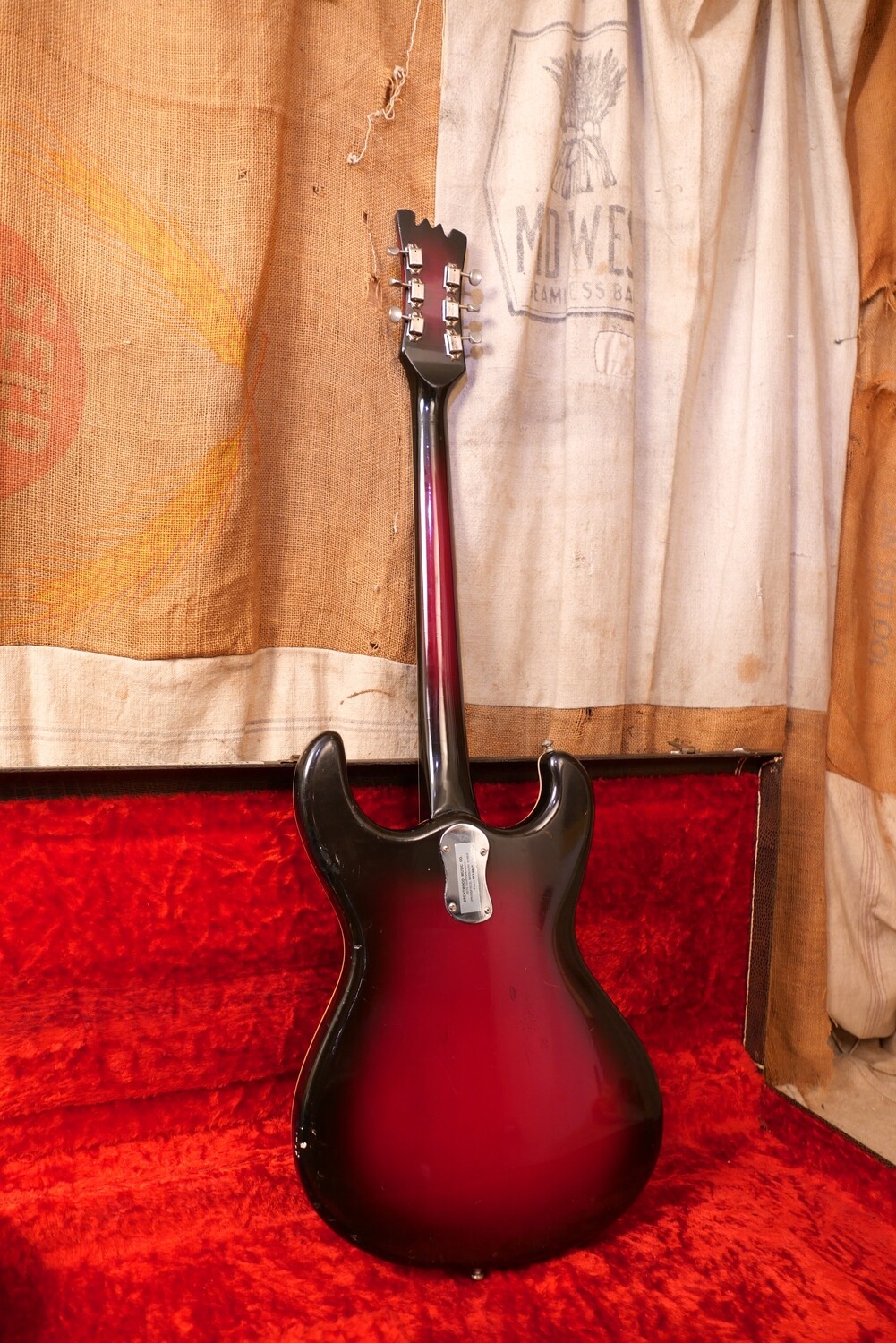 その他 moscase Mosrite Super Custom '63 Sidejack Candy Apple Red MIJ 2000s | The