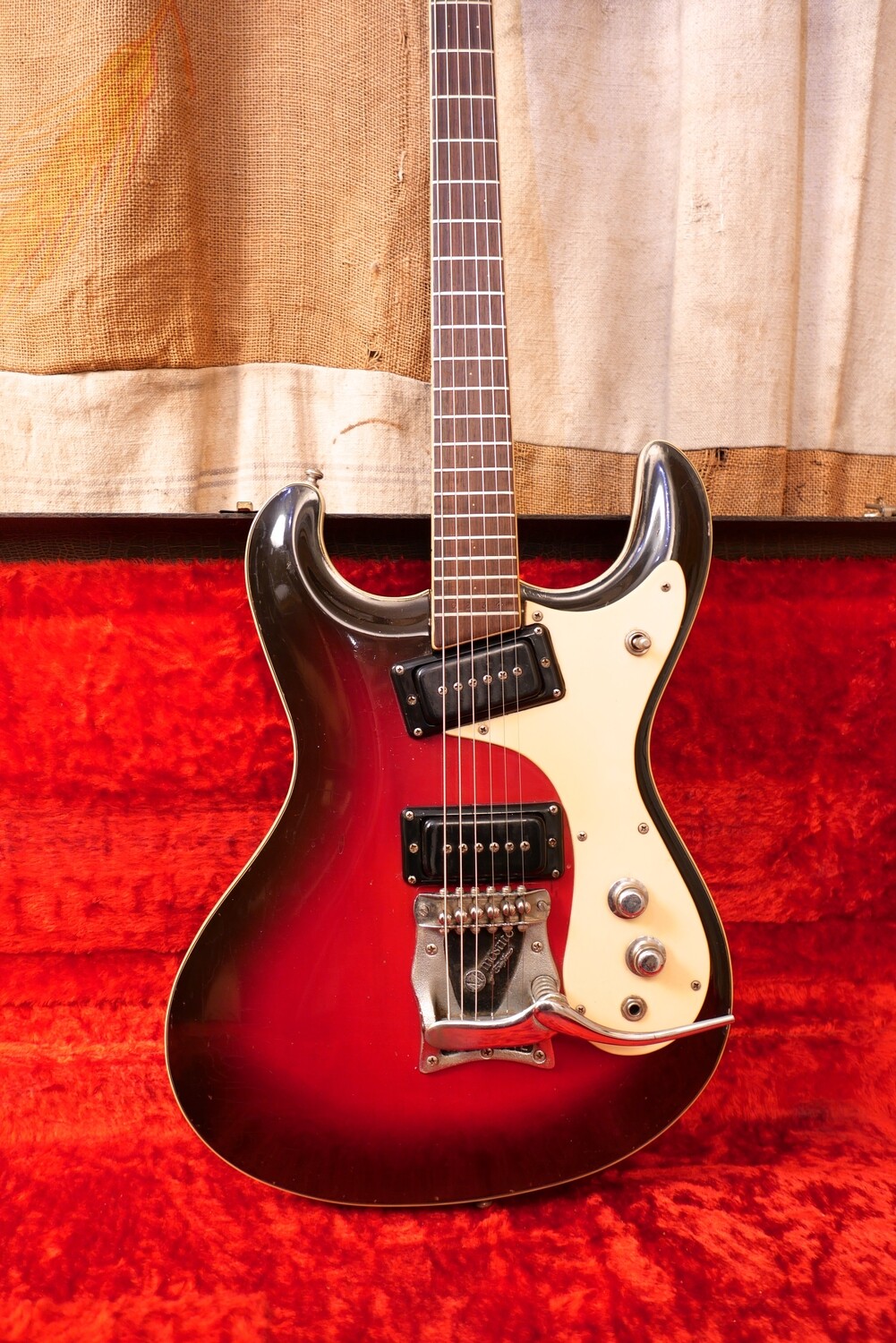 1964 Mosrite Ventures Redburst Bound Body w/OHSC